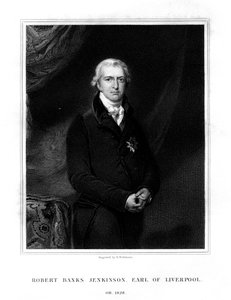 Robert Banks Jenkinson, 2e graaf van Liverpool, premier van het Verenigd Koninkrijk, 1834