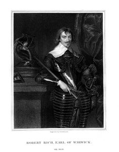 Robert Rich, 2e graaf van Warwick, Engelse koloniale bestuurder, 1827 door H. Robinson