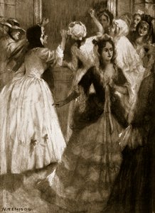 Dames die toegang eisen tot het Hogerhuis, 1758, illustratie uit Hutchinsons Verhaal van de Britse Natie, c.1923 door H. Tenison
