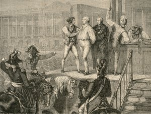 De executie van Lodewijk XVI op 21 januari 1793