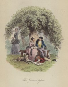 Illustratie voor Lewis Arundel of The Railroad of Life door Frank E Smedley door after Hablot Knight Browne