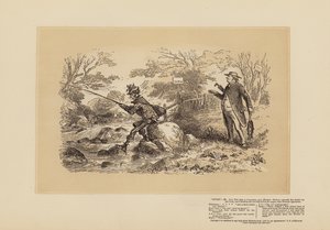 Visschetsen, Nr. 2, Erg op een stroper lijkend (gravure)