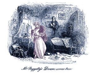 David Copperfield door Hablot Knight Browne