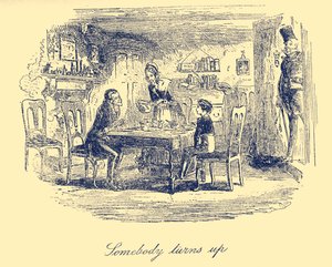 David Copperfield door Hablot Knight Browne