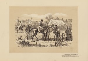 The Tumbletown Steeple-Chase, No 12, Na de race door Hablot Knight (1815 92) Browne