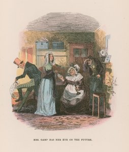 Illustratie voor Martin Chuzzlewit door Hablot Knight Browne