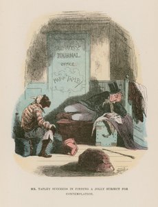 Illustratie voor Martin Chuzzlewit door Hablot Knight Browne