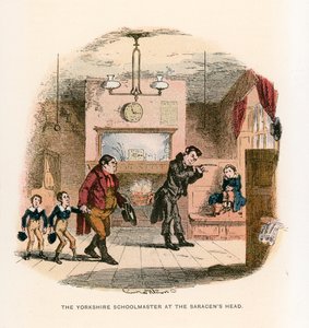 Illustratie voor Nicholas Nickleby door Hablot Knight Browne