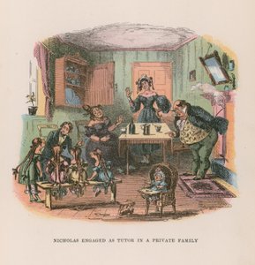 Illustratie voor Nicholas Nickleby door Hablot Knight Browne