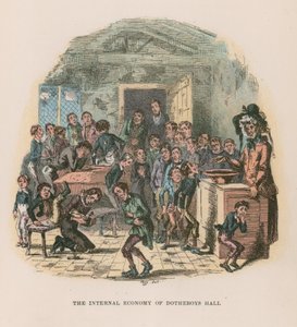 Illustratie voor Nicholas Nickleby door Hablot Knight Browne