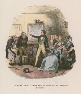 Illustratie voor Nicholas Nickleby door Hablot Knight Browne