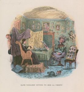 Illustratie voor Nicholas Nickleby door Hablot Knight Browne