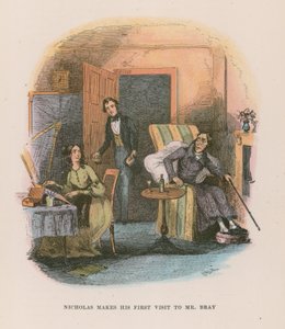 Illustratie voor Nicholas Nickleby door Hablot Knight Browne