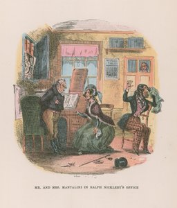 Illustratie voor Nicholas Nickleby