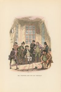Illustratie voor Pickwick Papers door Hablot Knight Browne