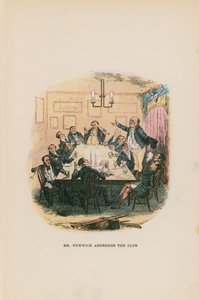 Illustratie voor Pickwick Papers door Hablot Knight Browne