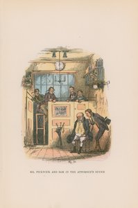 Illustratie voor Pickwick Papers door Hablot Knight Browne