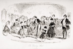 De dansschool, illustratie uit 