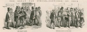 De Grote Cab Staking - schetsen door Phiz
