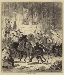 Hekserij in Woodstock door Hablot Knight Browne