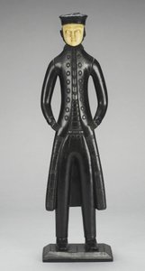 Zee Kapitein Beeld, Queen Charlotte Eilanden, Brits Columbia, c.1840 door Haida