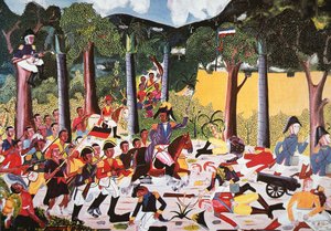 Haïtianen onder Jean Jacques Dessalines verslaan de troepen van Napoleon