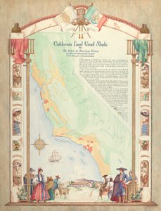 Kaart: Studie van Californische Landtoekenning door Hal Blakeley