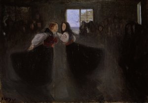 Dansende meisjes