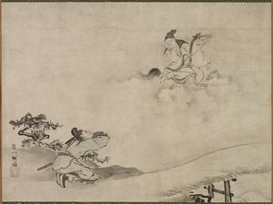 Daoïstische Onsterfelijke, 1615-1868 door Hanabusa Itcho
