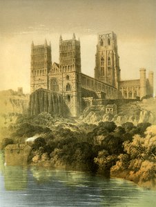 Durham Cathedral, County Durham, c1870 door Hanhart