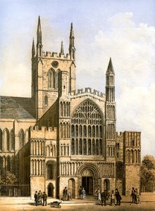 Kathedraal van Rochester, Kent, ca. 1870