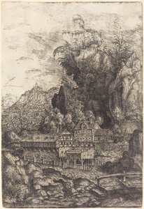 Landschap met een Watermolen