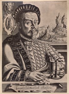 Hans Sebald Lautensack, Duitse graveur, tekenaar en medailleur, 16e eeuw, 1894 door Hanns Sebald Lautensack