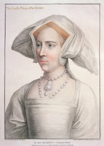 Mary Tudor (1516-58) gegraveerd door Francesco Bartolozzi (1727-1815)