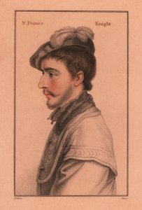 Sir Nicholas Poyntz (ca.1528-1556), Engels hoveling.,1812 (gravure)