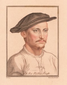 Sir Philip Hoby, Engelse ambassadeur bij het Heilige Roomse Rijk, 1812 (gravure)