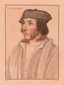 Sir Thomas Elyot, Engelse diplomaat en geleerde door Hans (after) Holbein the Younger