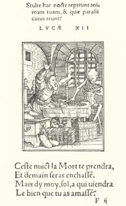 De vrek (gravure)