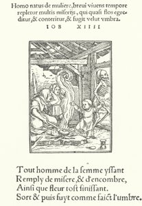 De moeder en jong kind (gravure)