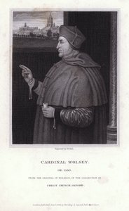 Thomas Wolsey, Engelse politicus, aartsbisschop en kardinaal van de Katholieke Kerk door Hans (after) Holbein the Younger