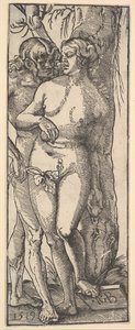 Adam en Eva, 1519 door Hans Baldung