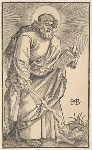 St. Judas Thaddaeus uit Christus en de Apostelen, 1519 door Hans Baldung
