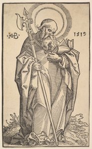 Sint Mattheüs uit Christus en de apostelen, 1519 door Hans Baldung