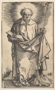 St. Philip uit Christus en de Apostelen, 1519 door Hans Baldung