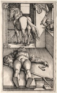 De Betoverde Bruidegom door Hans Baldung