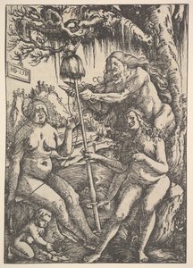 De drie schikgodinnen: Lachesis, Atropos en Klotho, 1513 door Hans Baldung