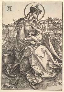 De Maagd op de Grasachtige Oever, 1505 door Hans Baldung