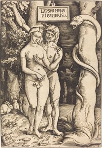 Adam en Eva door Hans Baldung Grien