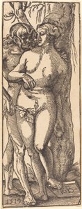 Adam en Eva, 1519 door Hans Baldung Grien
