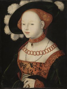 Duits: Bildnis einer Dame Portret van een dame